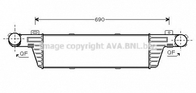 AVA QUALITY COOLING msa4315 -  Интеркулер